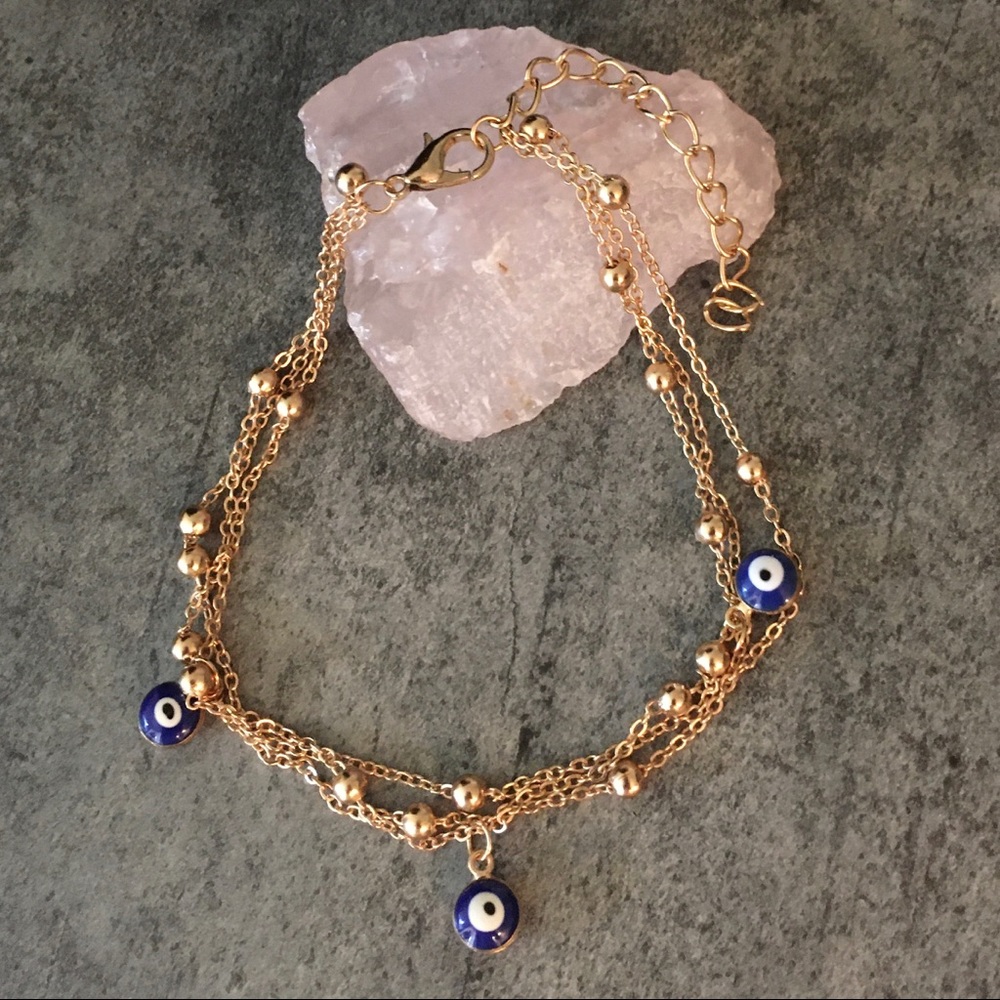 Evil Eye Anklet - Picture 4 of 5
